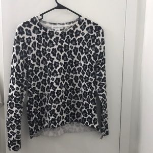 Leopard print sweater